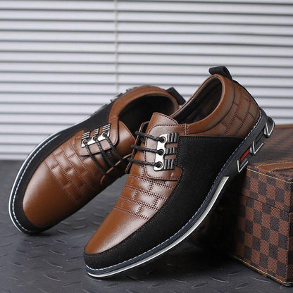 BrandsClub®| Oxford Derby Orthopedic Leather Shoes